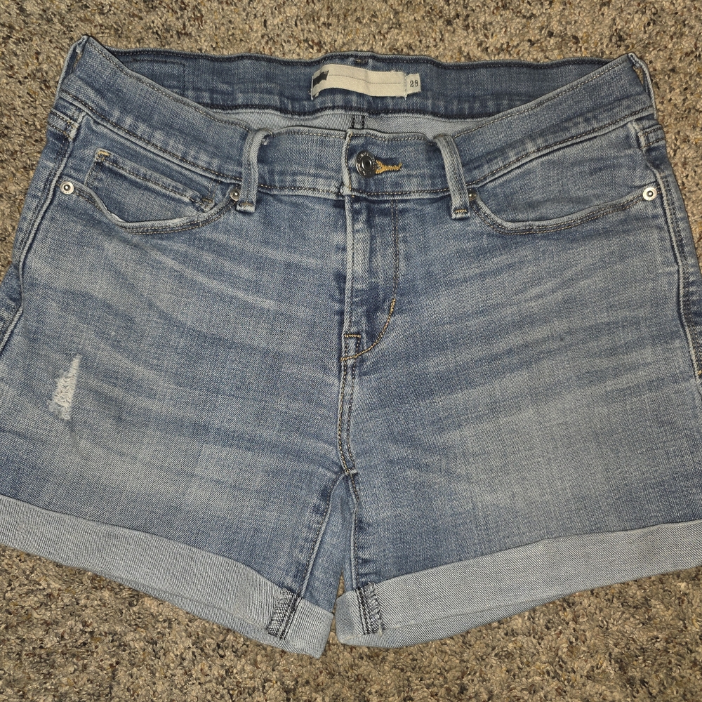 Levi's Blue Jean Shorts for Women